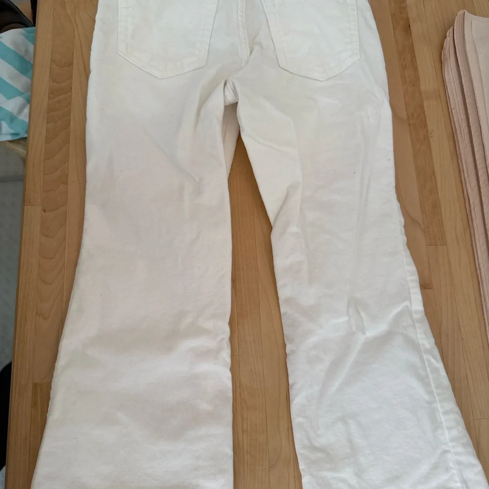Gymboree Girls 5T White Velvet Bootcut Pants NWOT Soft Dressy Holiday
